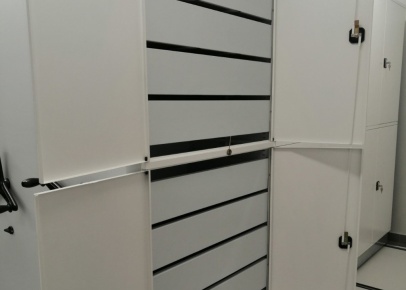 Музейные стеллажи для чертежей