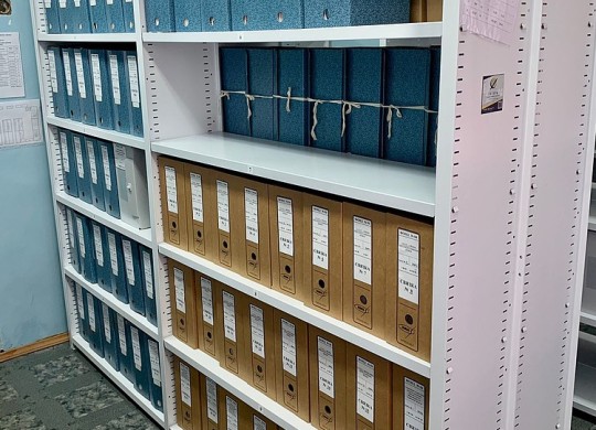 Полки по размеру хранимого