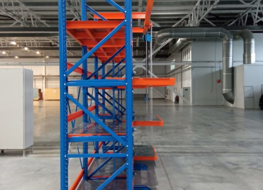 Полки с механизмом неполного выдвижения