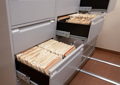 Стеллажи для картотеки